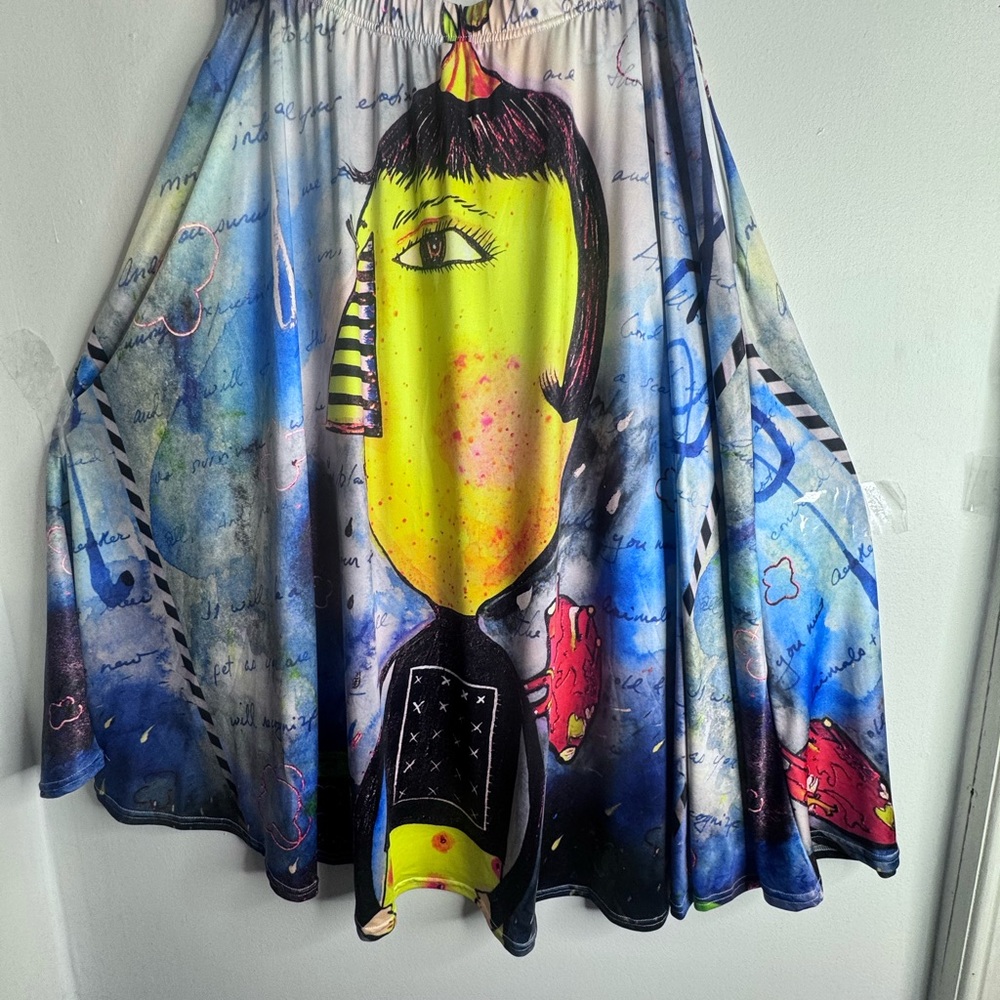 Lemoncello flare shirt plu size